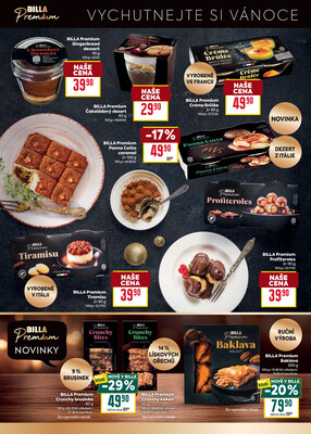 Billa Premium od 22.10. do 31.12.2025