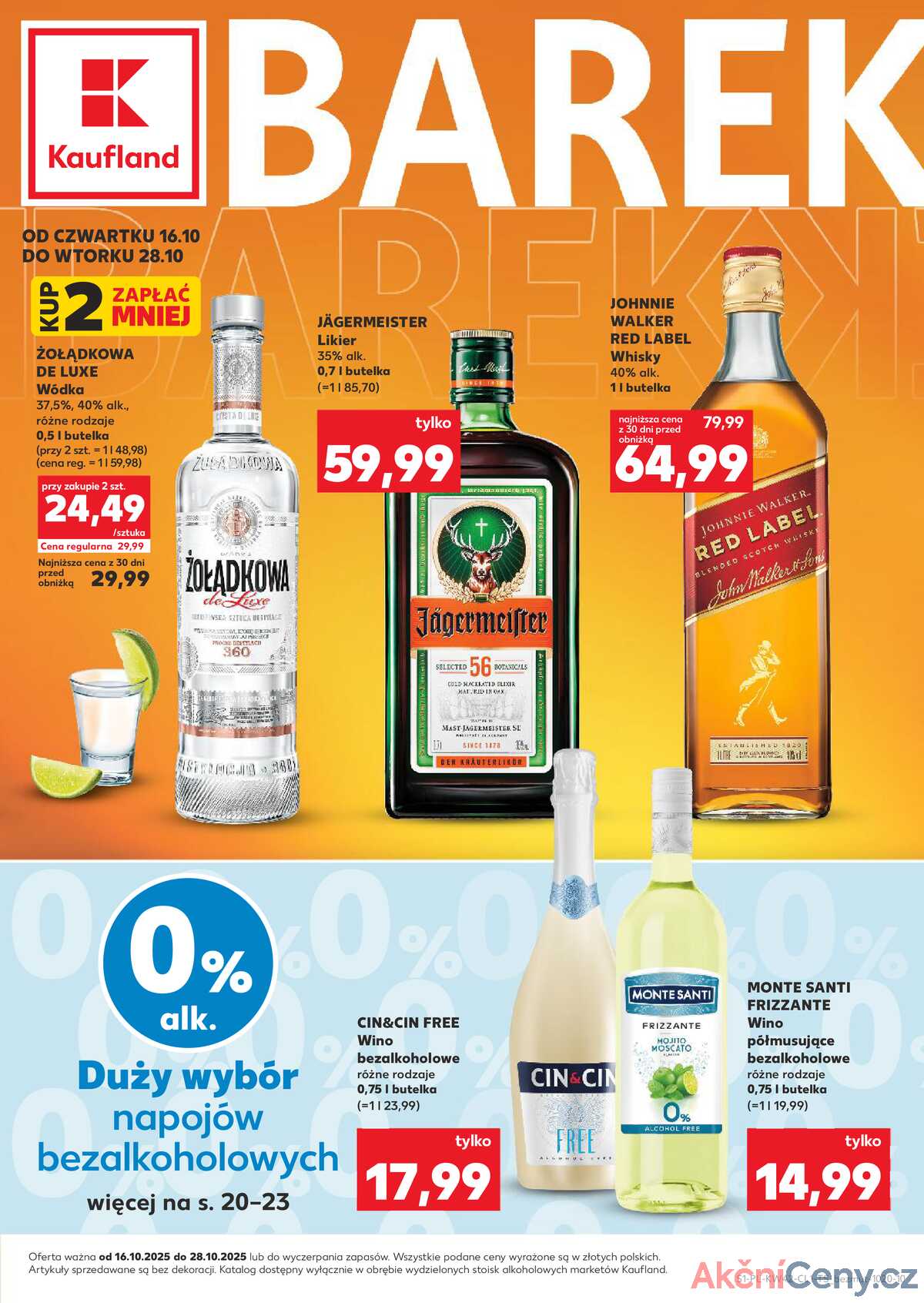 Leták Kaufland Polsko 16.10.-28.10.2025 - Bar Kaufland strana 1