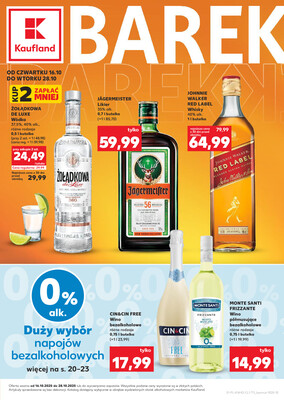 Leták Kaufland Polsko 16.10.-28.10.2025 - Bar Kaufland