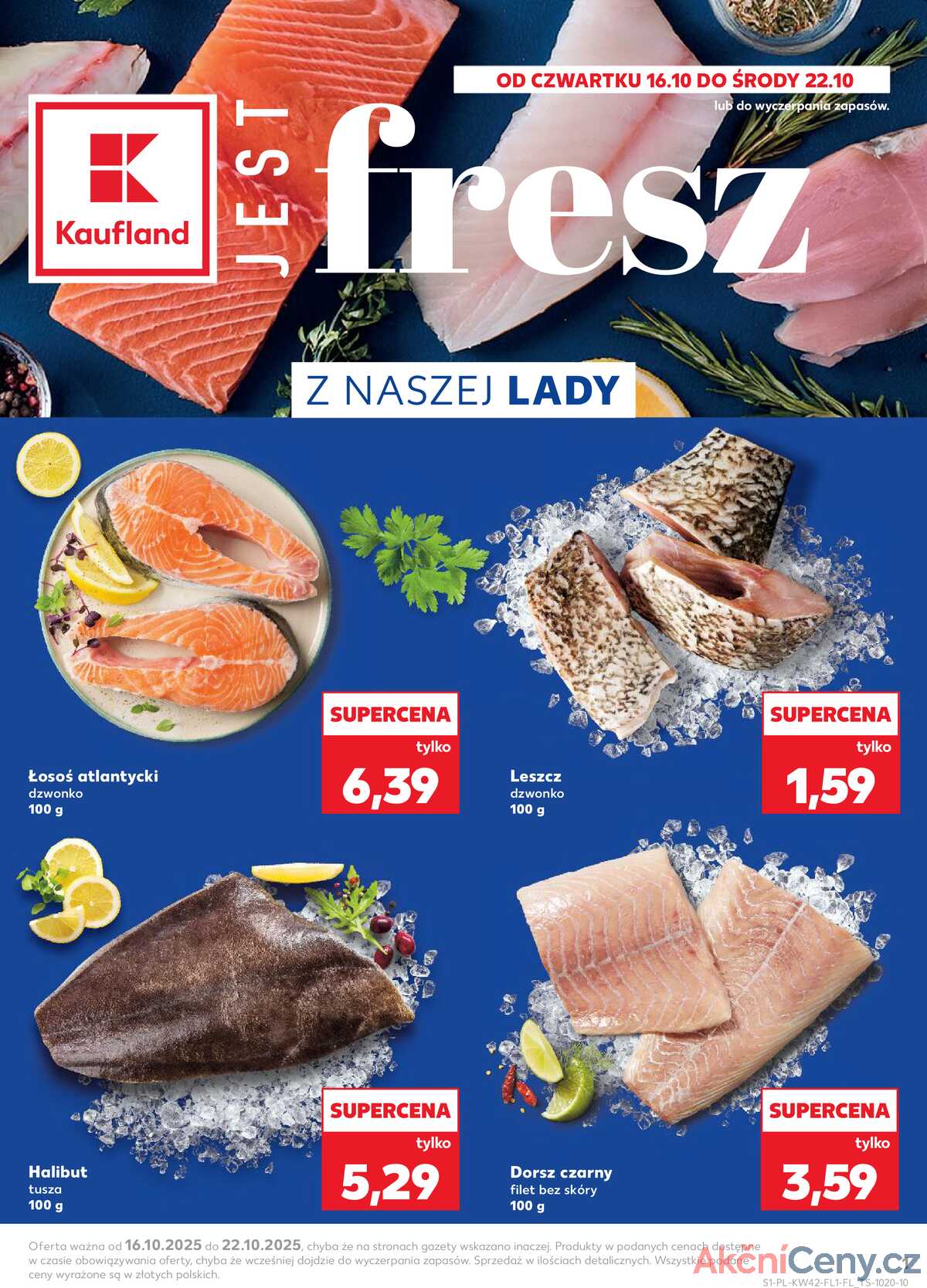 Leták Kaufland Polsko 16.10.-22.10.2025 strana 1