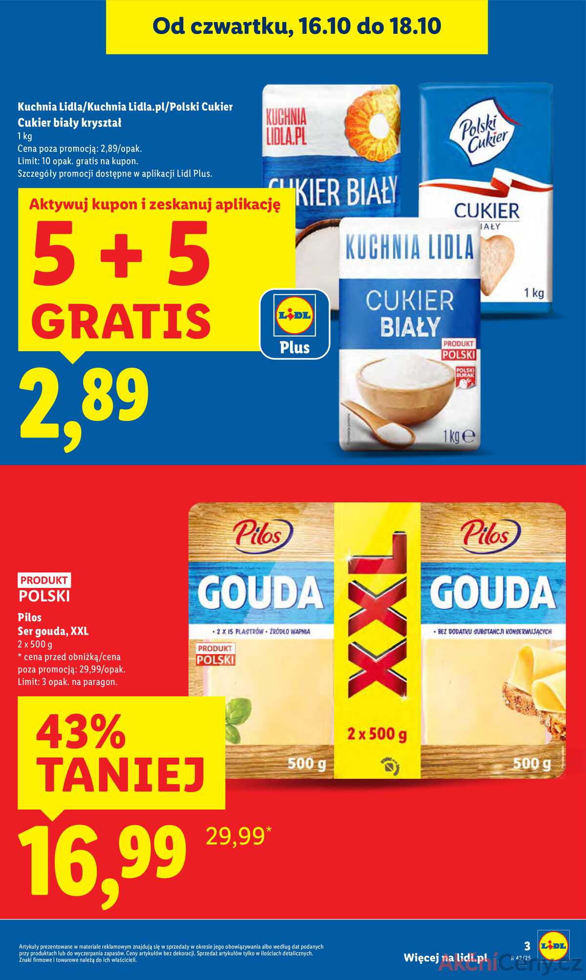 Leták Lidl Polsko 16.10.-18.10.2025 strana 3