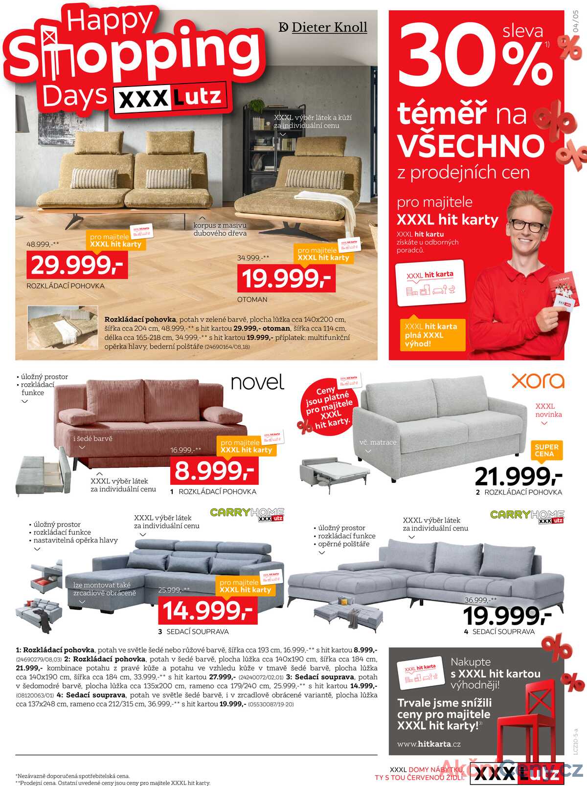 XXXLutz 30% sleva téměř na všechno od 17.10. do 20.10.2025 strana 5