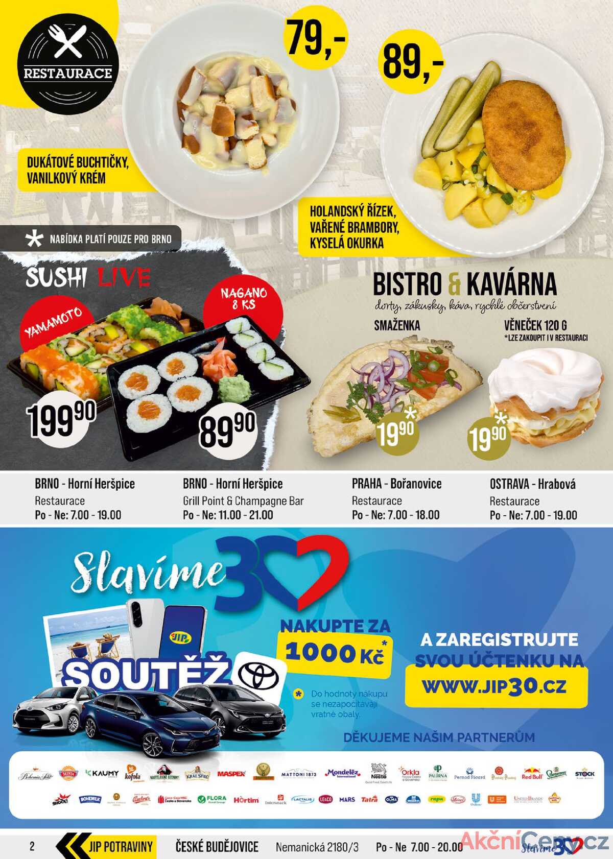 JIP JIP Cash & Carry České Budějovice, Most, Náchod, Polička, Sušice a Svoboda nad Úpou 15.10. - 21.10. strana 2