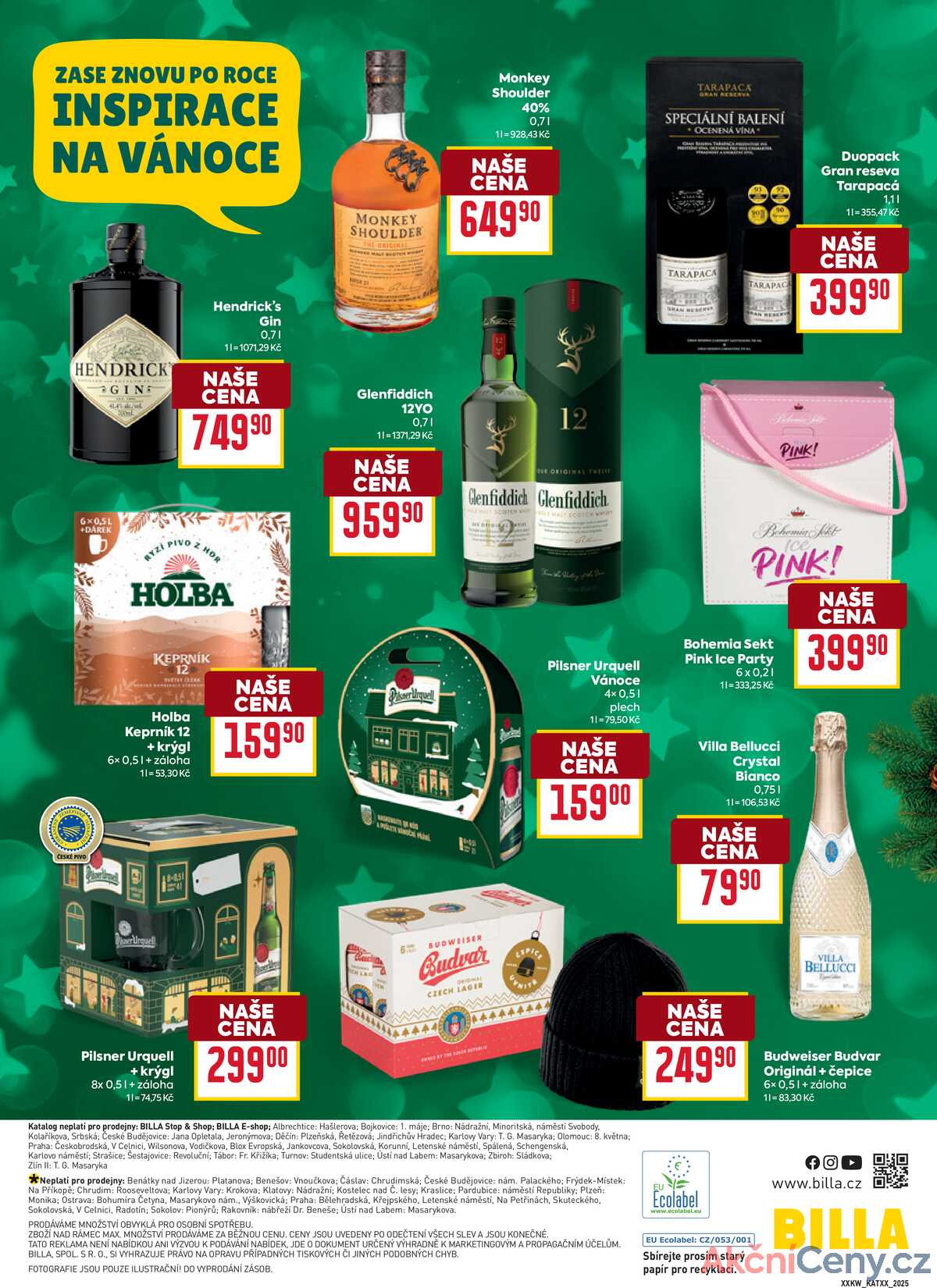 Billa katalog Vánoce II. od 22.10. do 31.12.2025 strana 8
