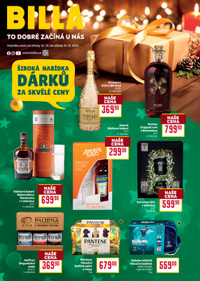 Billa katalog Vánoce II. od 22.10. do 31.12.2025