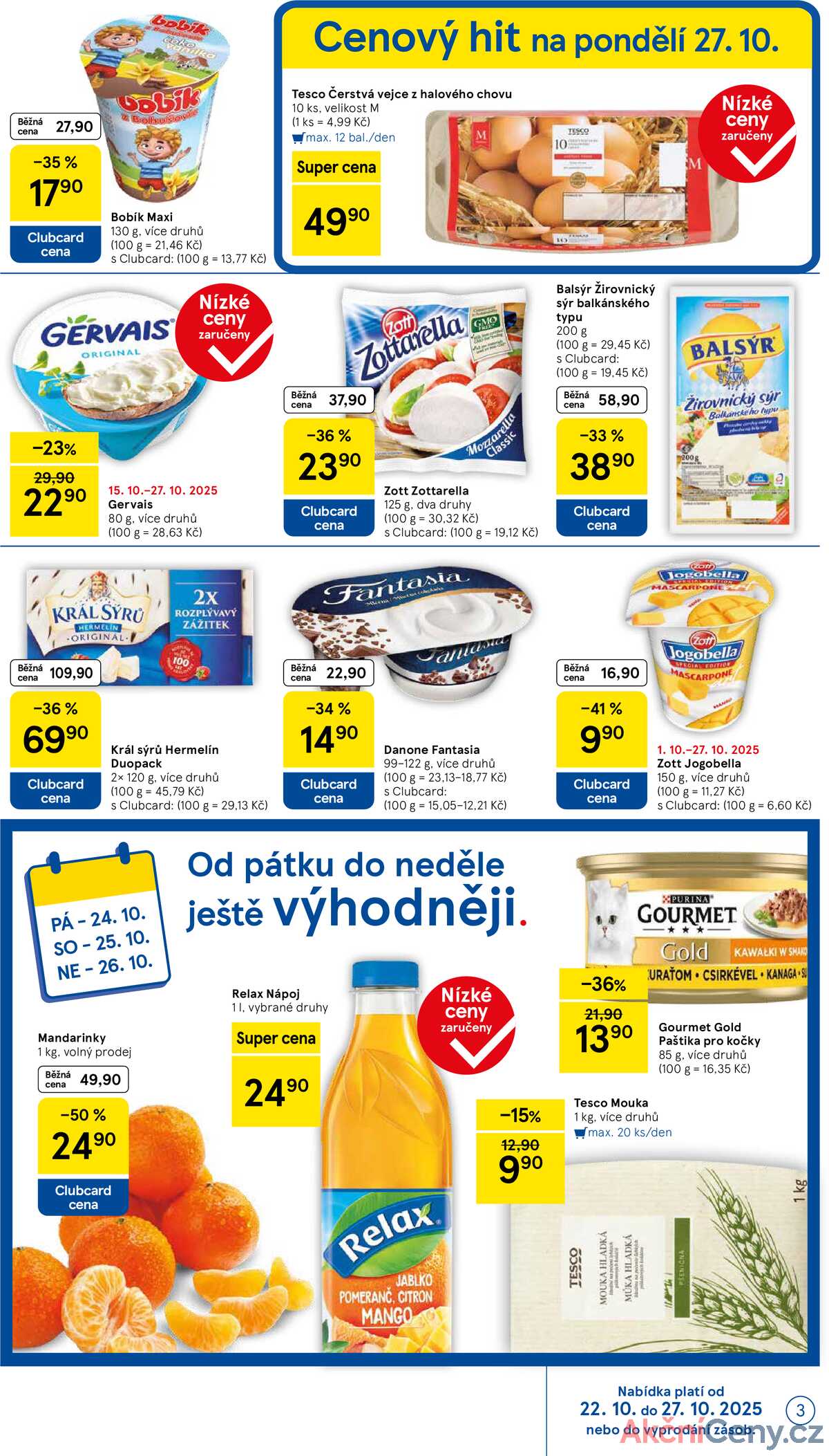 Tesco malé hypermarkety od 22.10. do 28.10.2025 strana 3