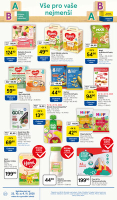 Tesco malé hypermarkety od 22.10. do 28.10.2025