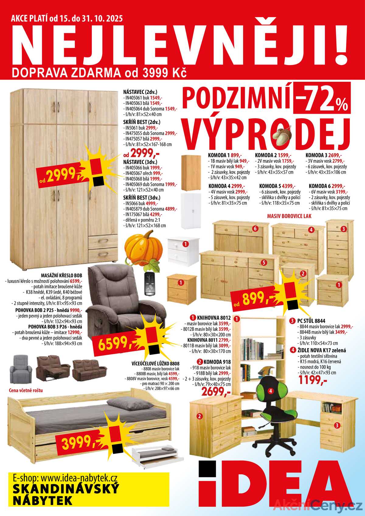 IDEA nábytek od 15.10. do 31.10.2025 strana 1