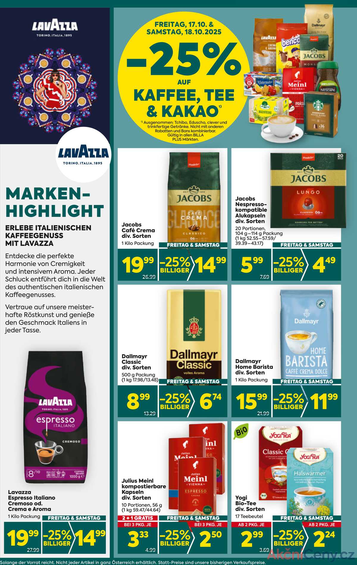 Leták BILLA Rakousko 16.10.-22.10.2025 - BILLA PLUS strana 2