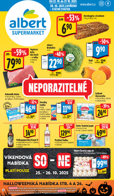 Albert Supermarket od 22.10. do 27.10.2025
