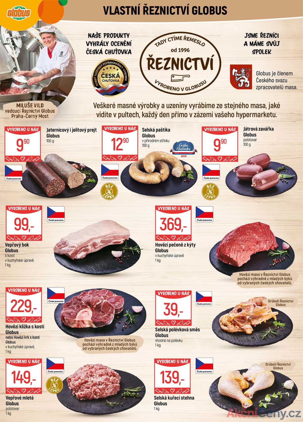 Akční leták Globus 22.10. - 27.10.2025 - Globus Praha - Centrum Černý Most strana 5