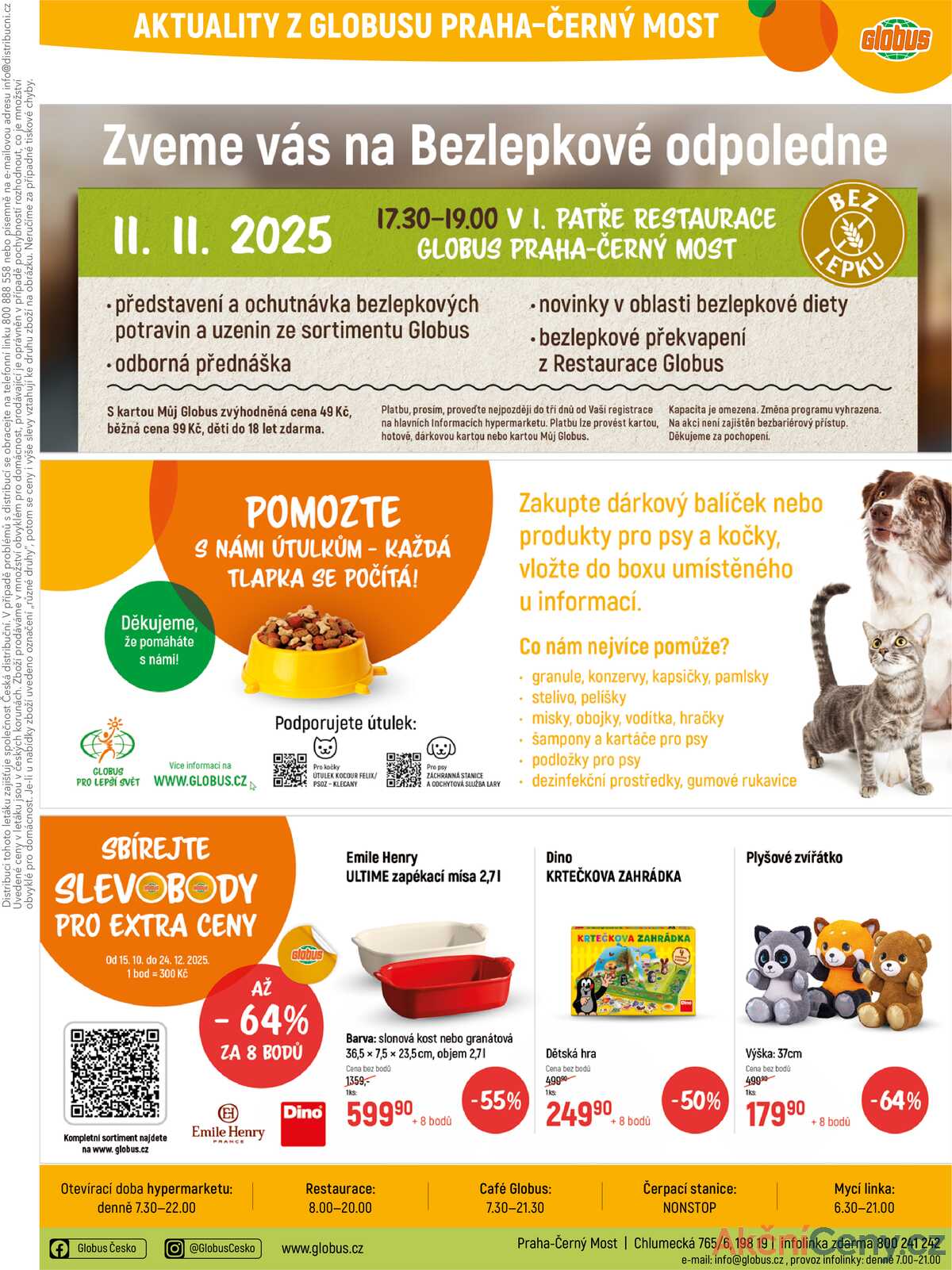 Akční leták Globus 22.10. - 27.10.2025 - Globus Praha - Centrum Černý Most strana 39