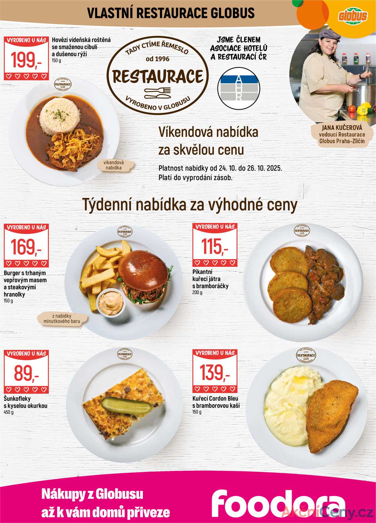 Akční leták Globus 22.10. - 27.10.2025 - Globus Praha - Zličín strana 8