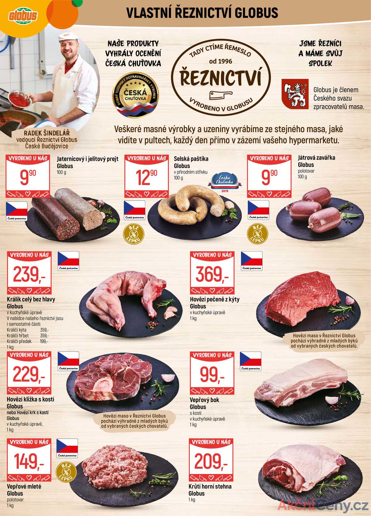 Akční leták Globus 22.10. - 27.10.2025 - Globus České Budějovice strana 5