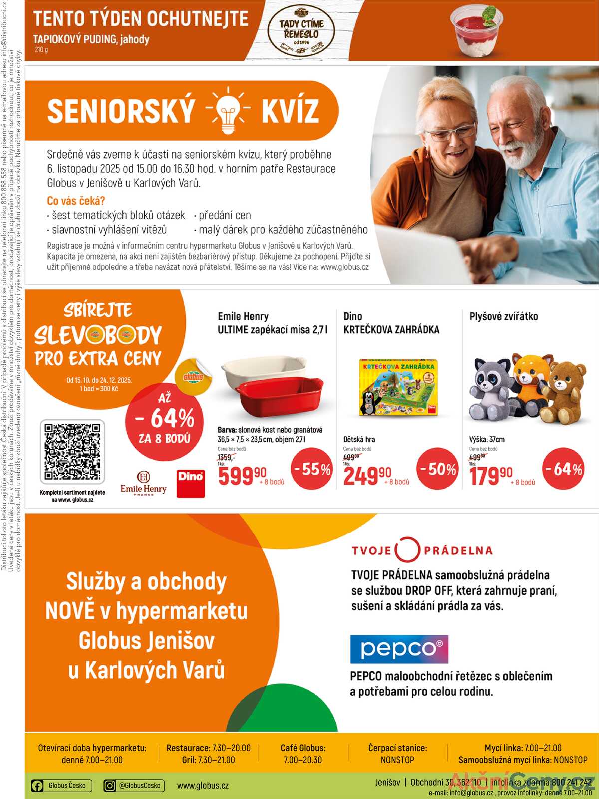 Akční leták Globus 22.10. - 27.10.2025 - Globus Jenišov u Karlových Varů strana 39