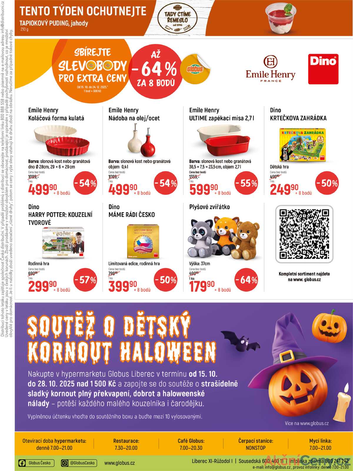 Akční leták Globus 22.10. - 27.10.2025 - Globus Liberec strana 39