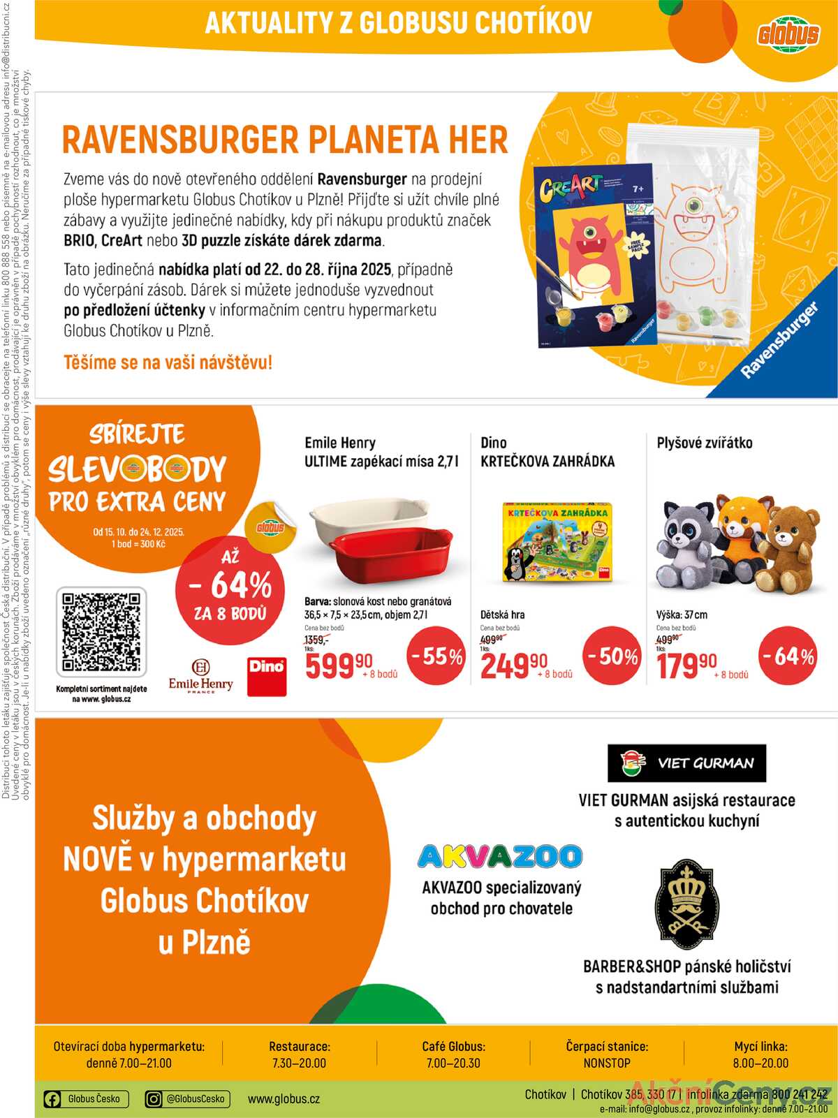 Akční leták Globus 22.10. - 27.10.2025 - Globus Chotíkov u Plzně strana 39
