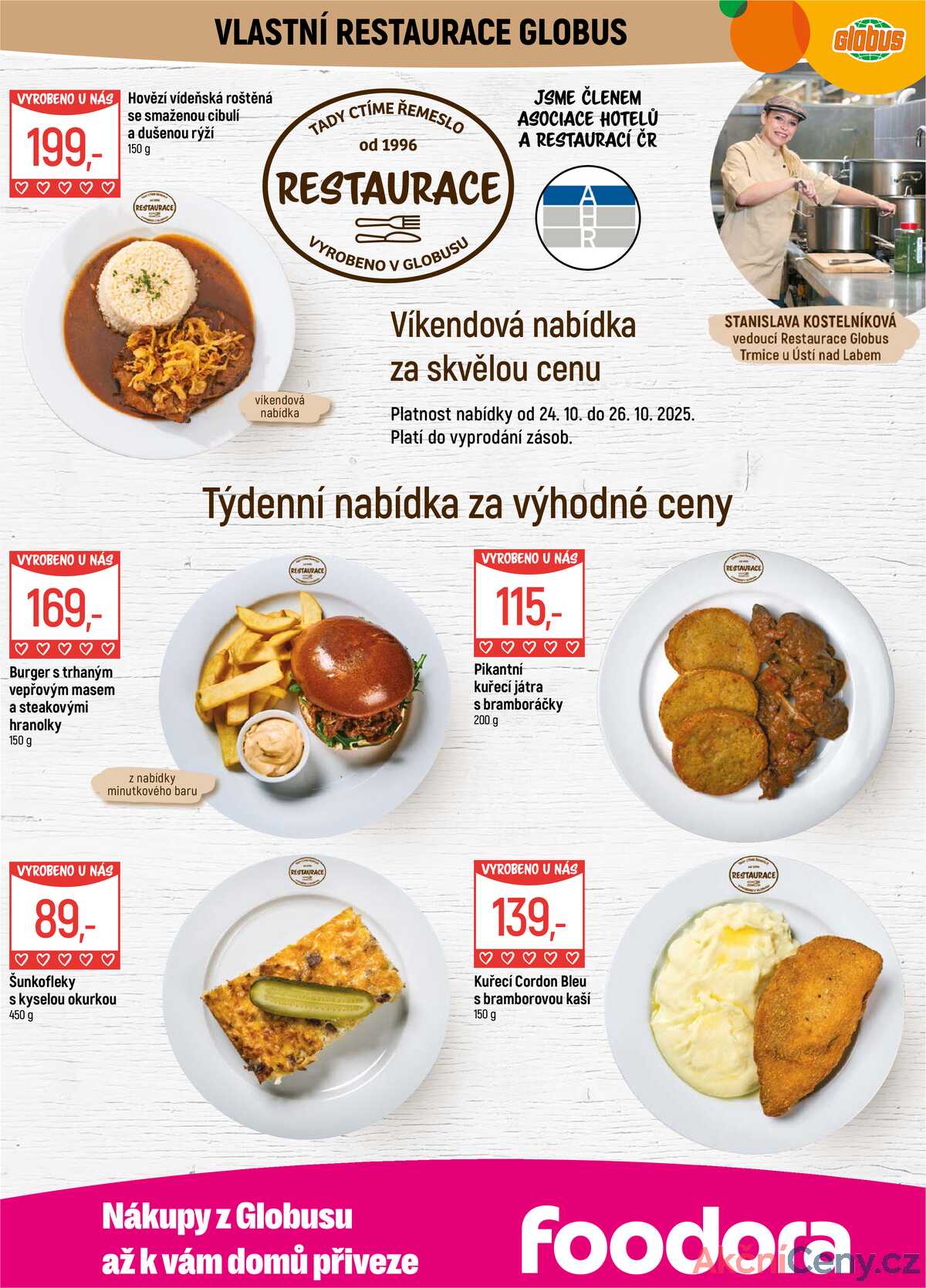 Akční leták Globus 22.10. - 27.10.2025 - Globus Trmice u Ústí nad Labem strana 8