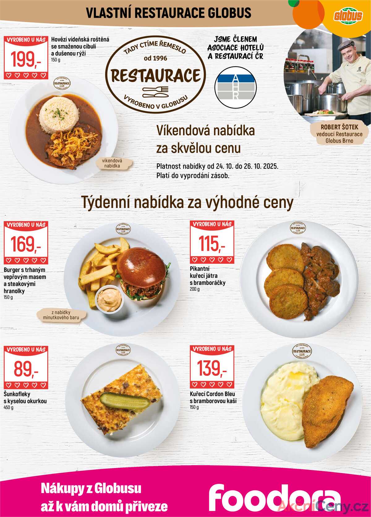Akční leták Globus 22.10. - 27.10.2025 - Globus Brno Ivanovice strana 8