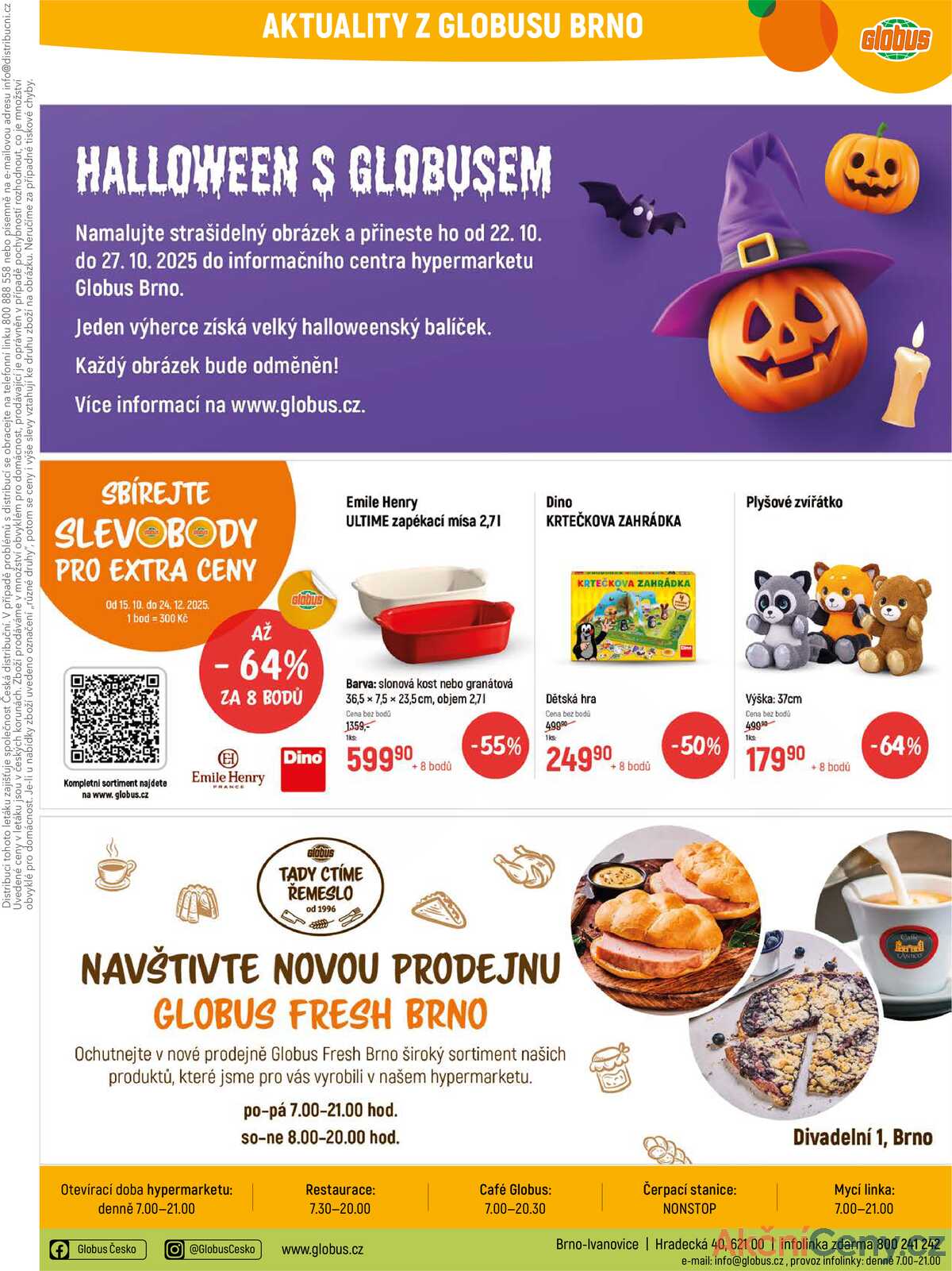Akční leták Globus 22.10. - 27.10.2025 - Globus Brno Ivanovice strana 39