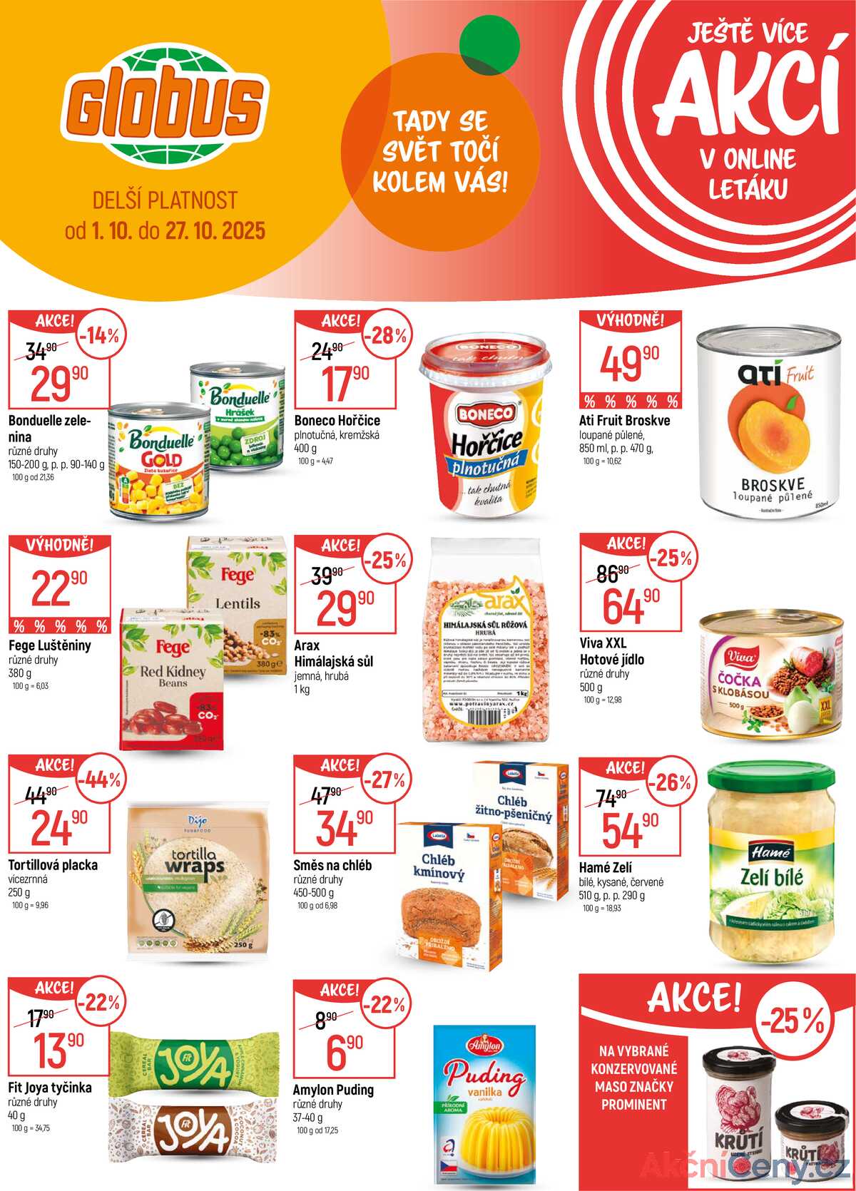 Akční leták Globus 22.10. - 27.10.2025 - Globus Brno Ivanovice strana 41