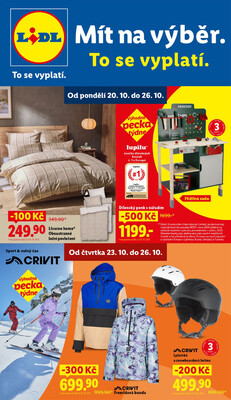 Lidl Spotřební zboží 20.10. - 26.10.