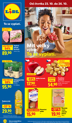 Lidl Čtvrtek od 23.10. do 26.10.2025