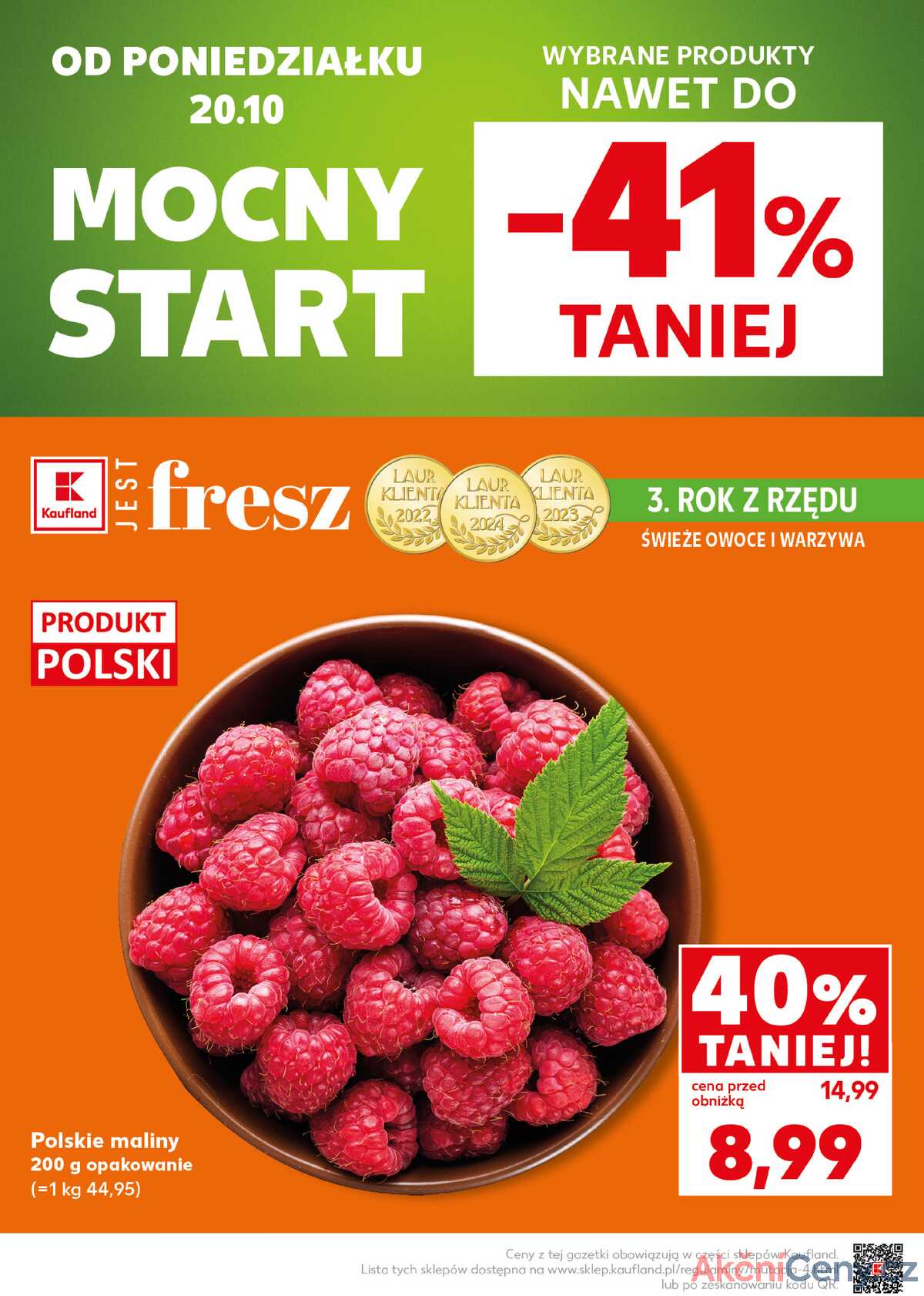 Leták Kaufland Polsko 20.10.-22.10.2025 - Silný start strana 2