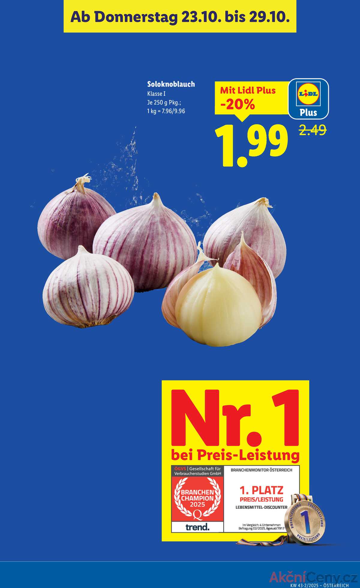 Leták Lidl Rakousko 23.10.-29.10.2025 strana 5