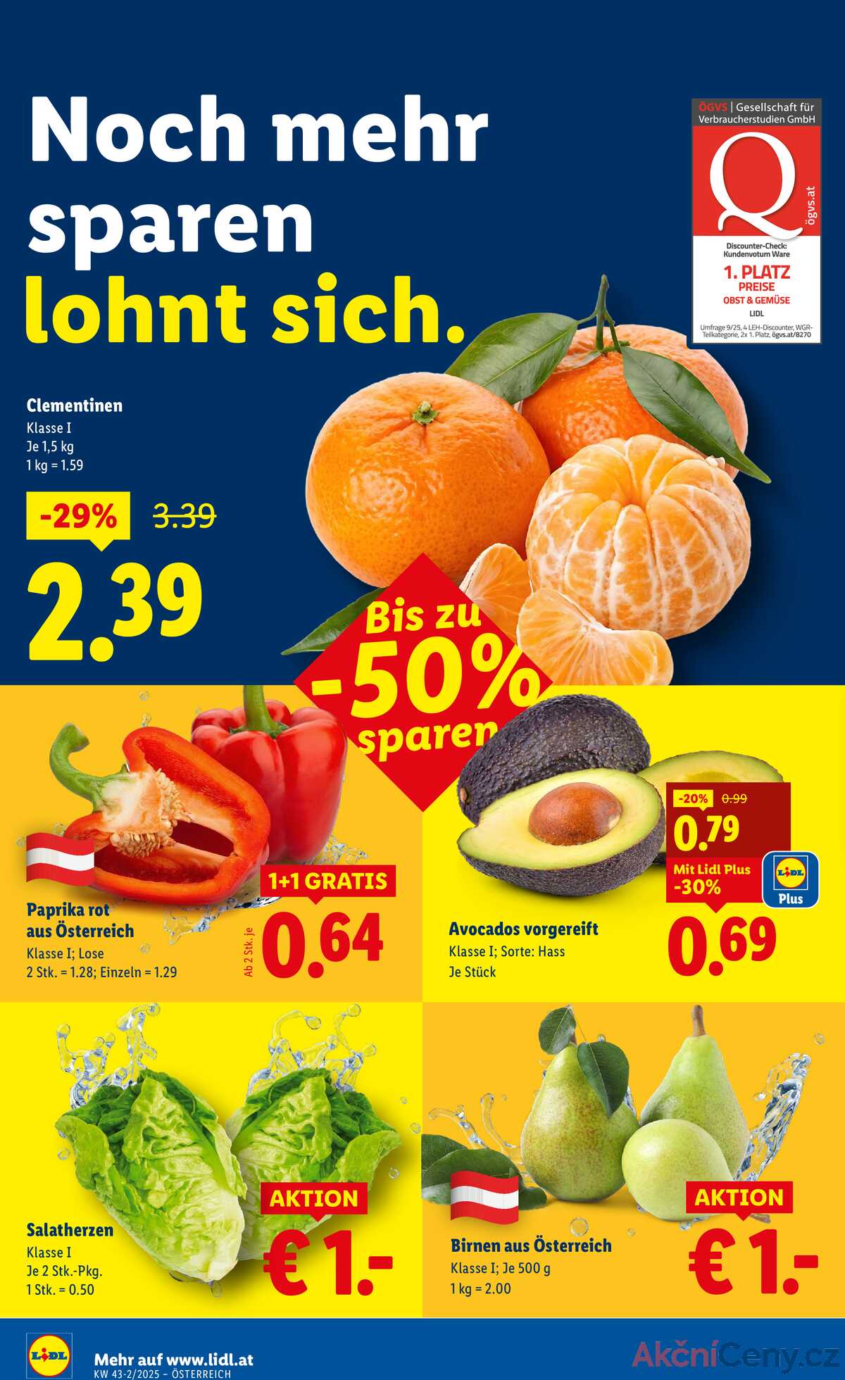 Leták Lidl Rakousko 23.10.-29.10.2025 strana 6