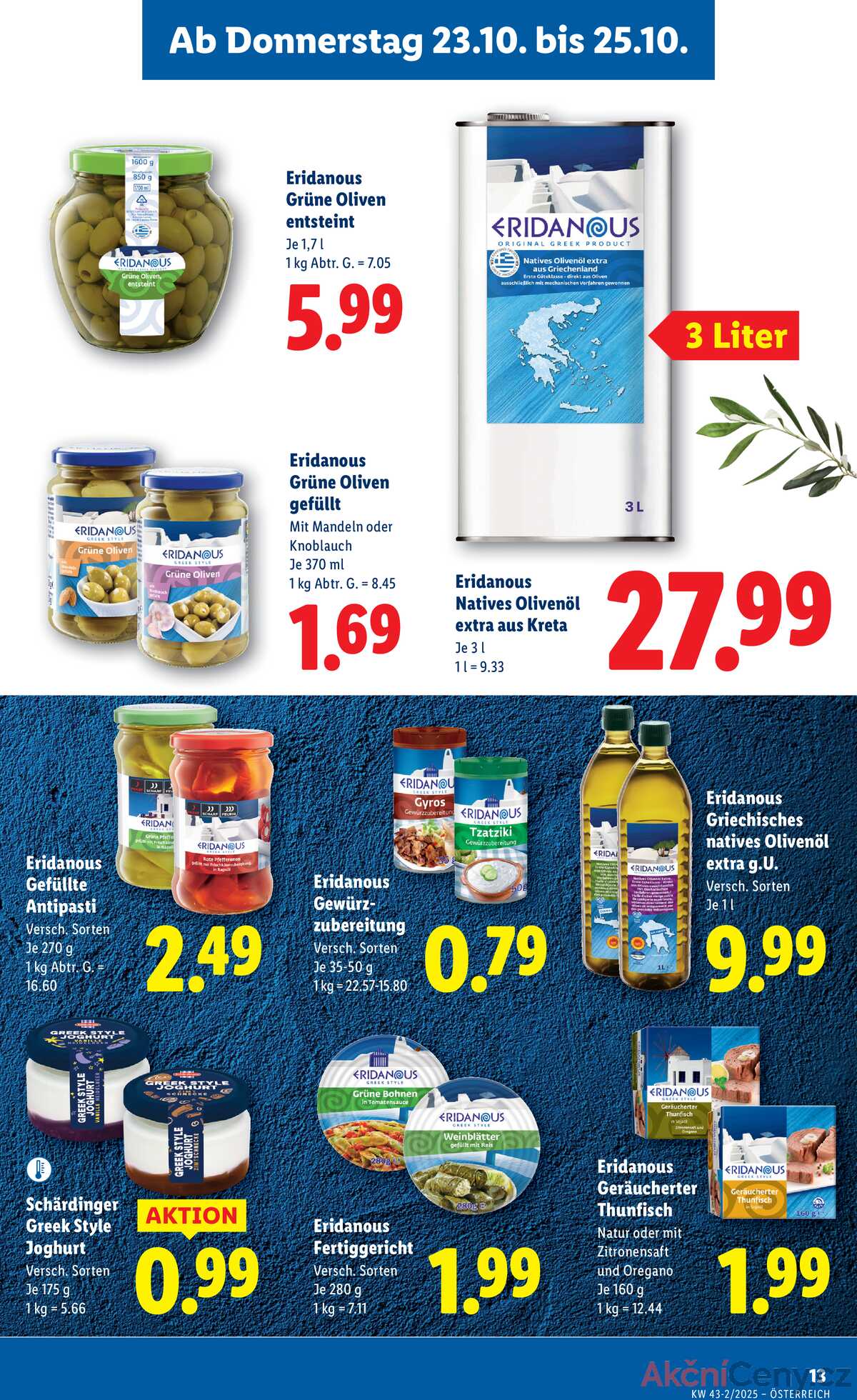 Leták Lidl Rakousko 23.10.-29.10.2025 strana 17