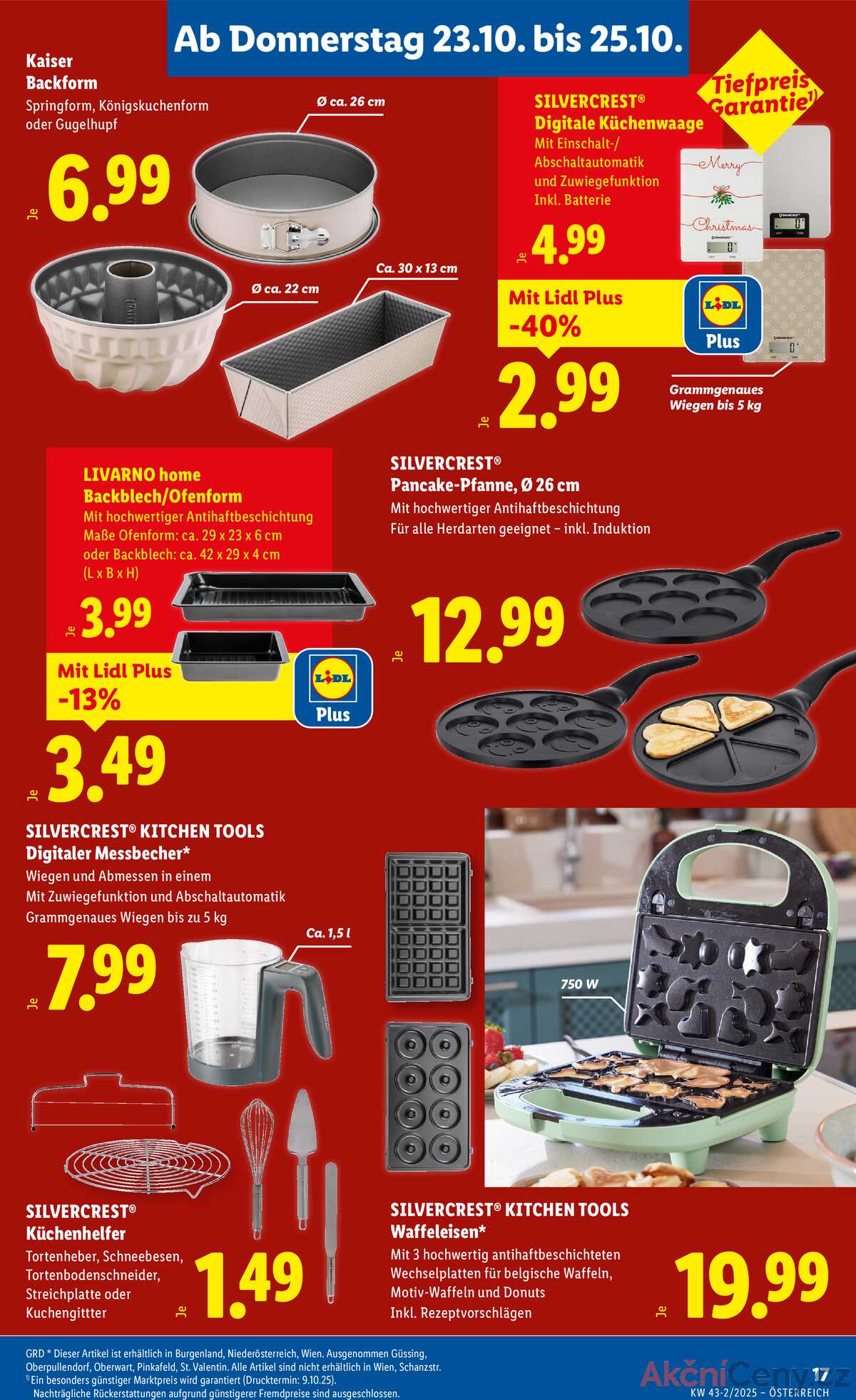 Leták Lidl Rakousko 23.10.-29.10.2025 strana 23
