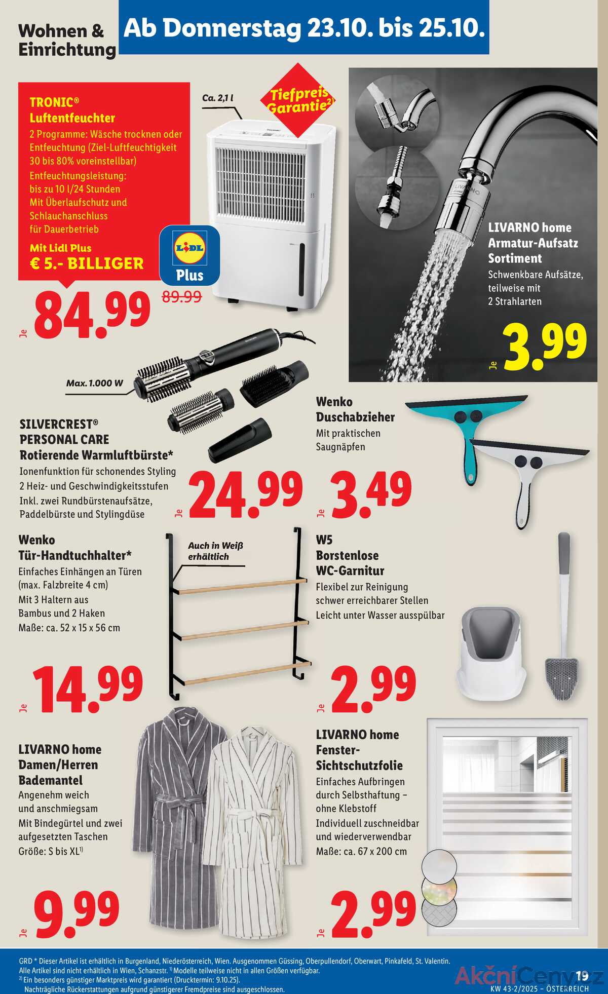 Leták Lidl Rakousko 23.10.-29.10.2025 strana 25