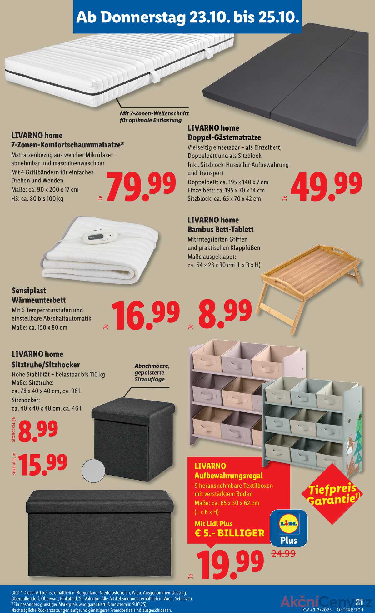Leták Lidl Rakousko 23.10.-29.10.2025 strana 27
