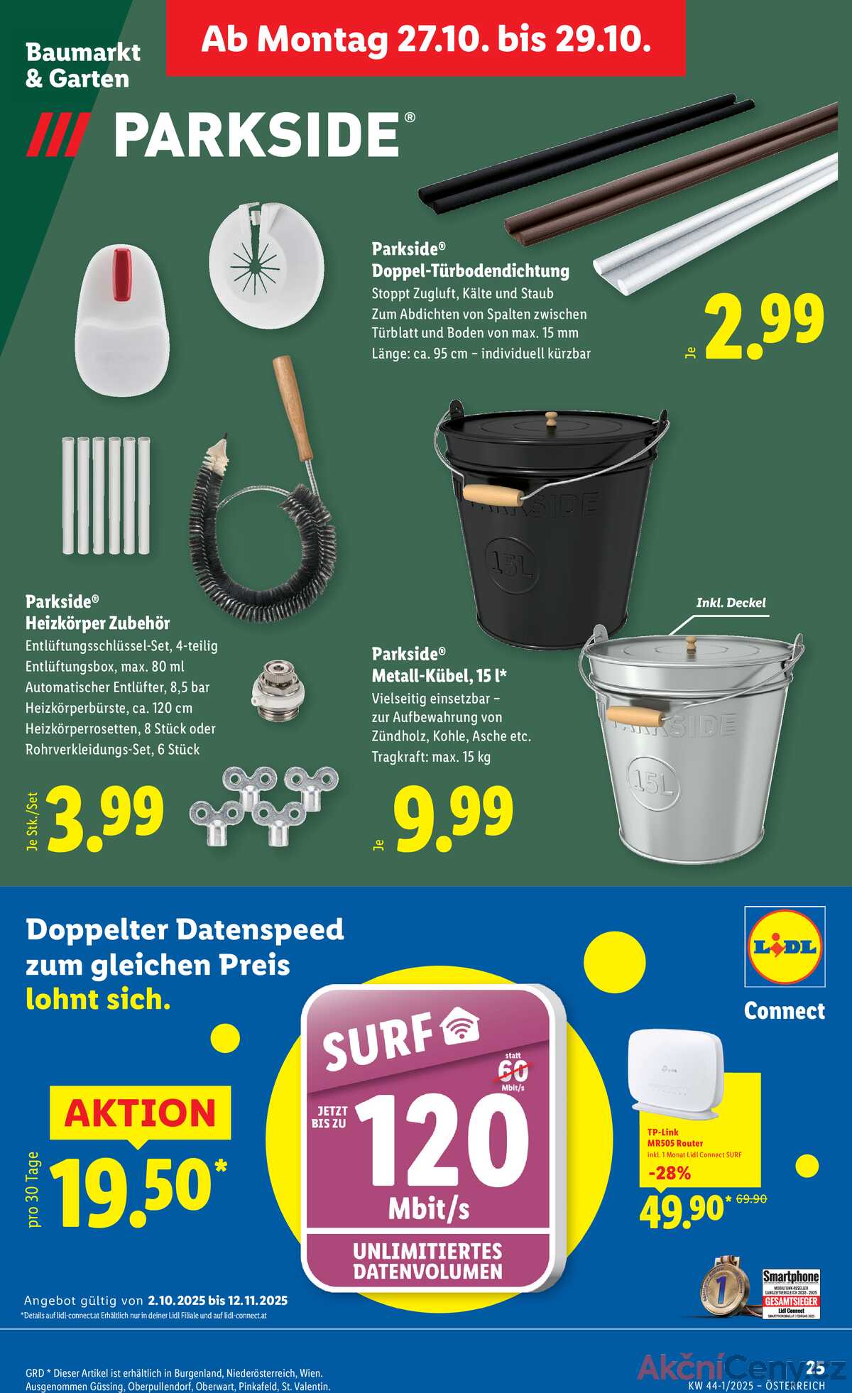 Leták Lidl Rakousko 23.10.-29.10.2025 strana 31