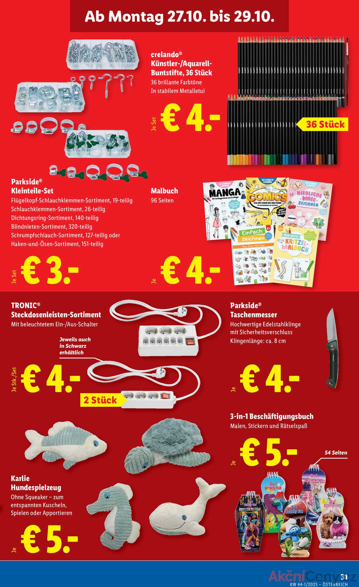 Leták Lidl Rakousko 23.10.-29.10.2025 strana 37