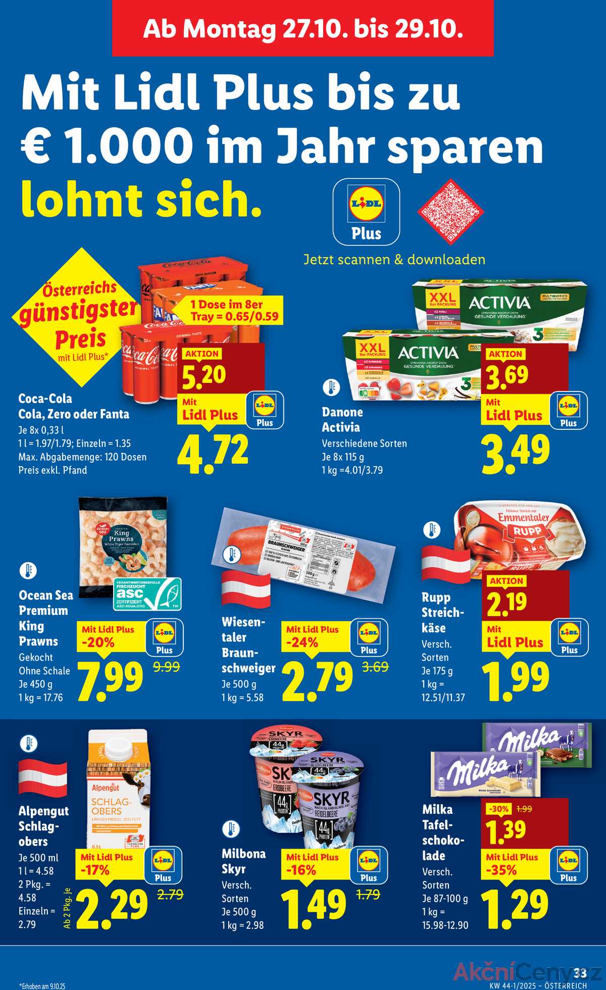Leták Lidl Rakousko 23.10.-29.10.2025 strana 39