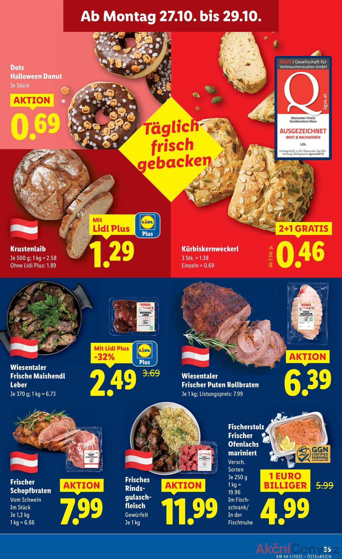 Leták Lidl Rakousko 23.10.-29.10.2025 strana 41