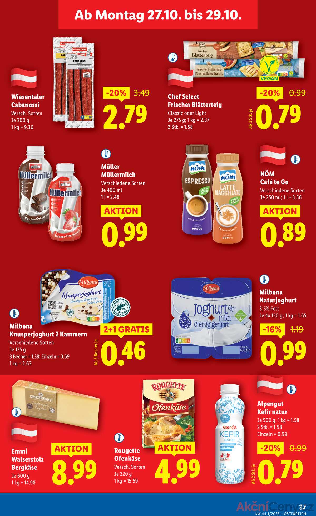 Leták Lidl Rakousko 23.10.-29.10.2025 strana 43
