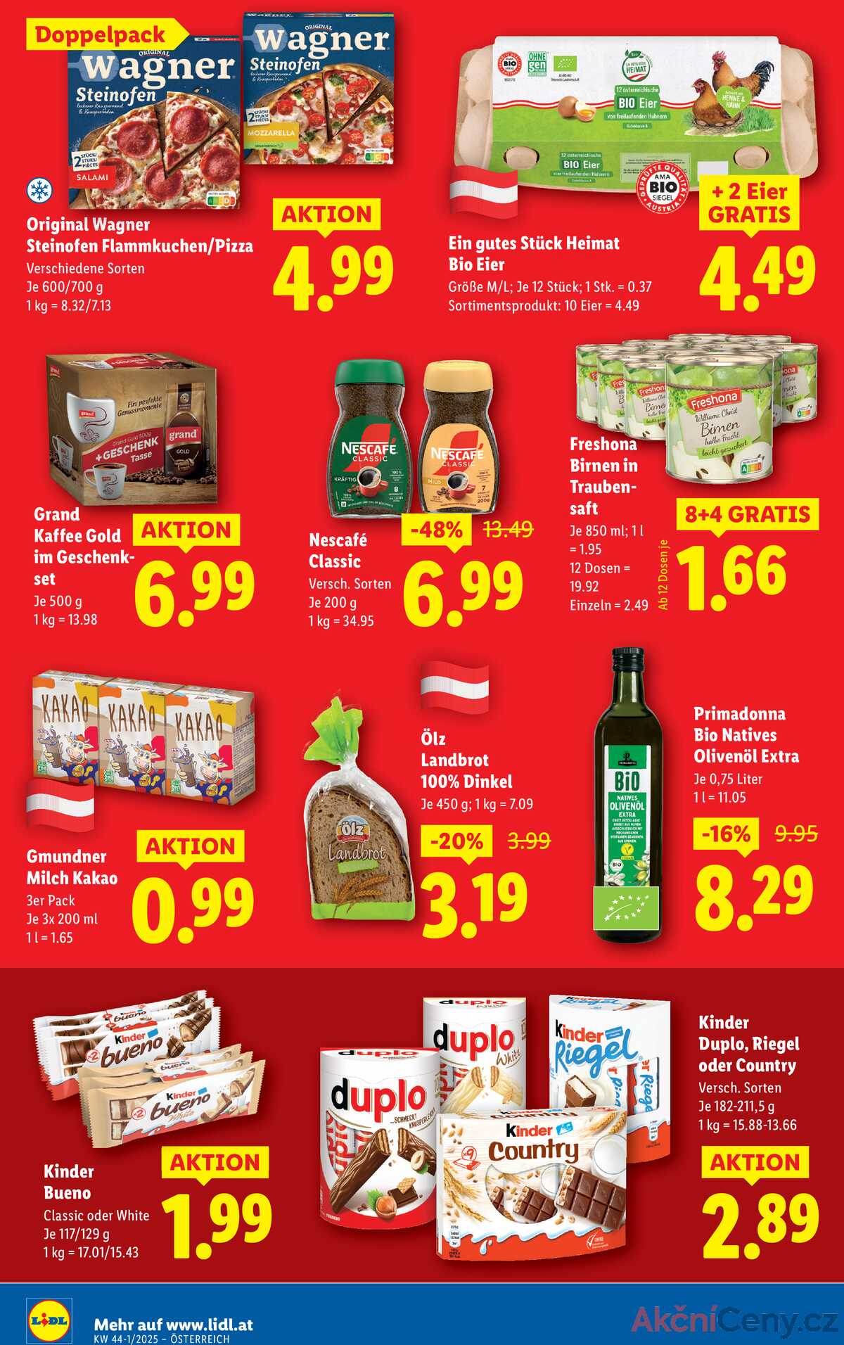 Leták Lidl Rakousko 23.10.-29.10.2025 strana 44