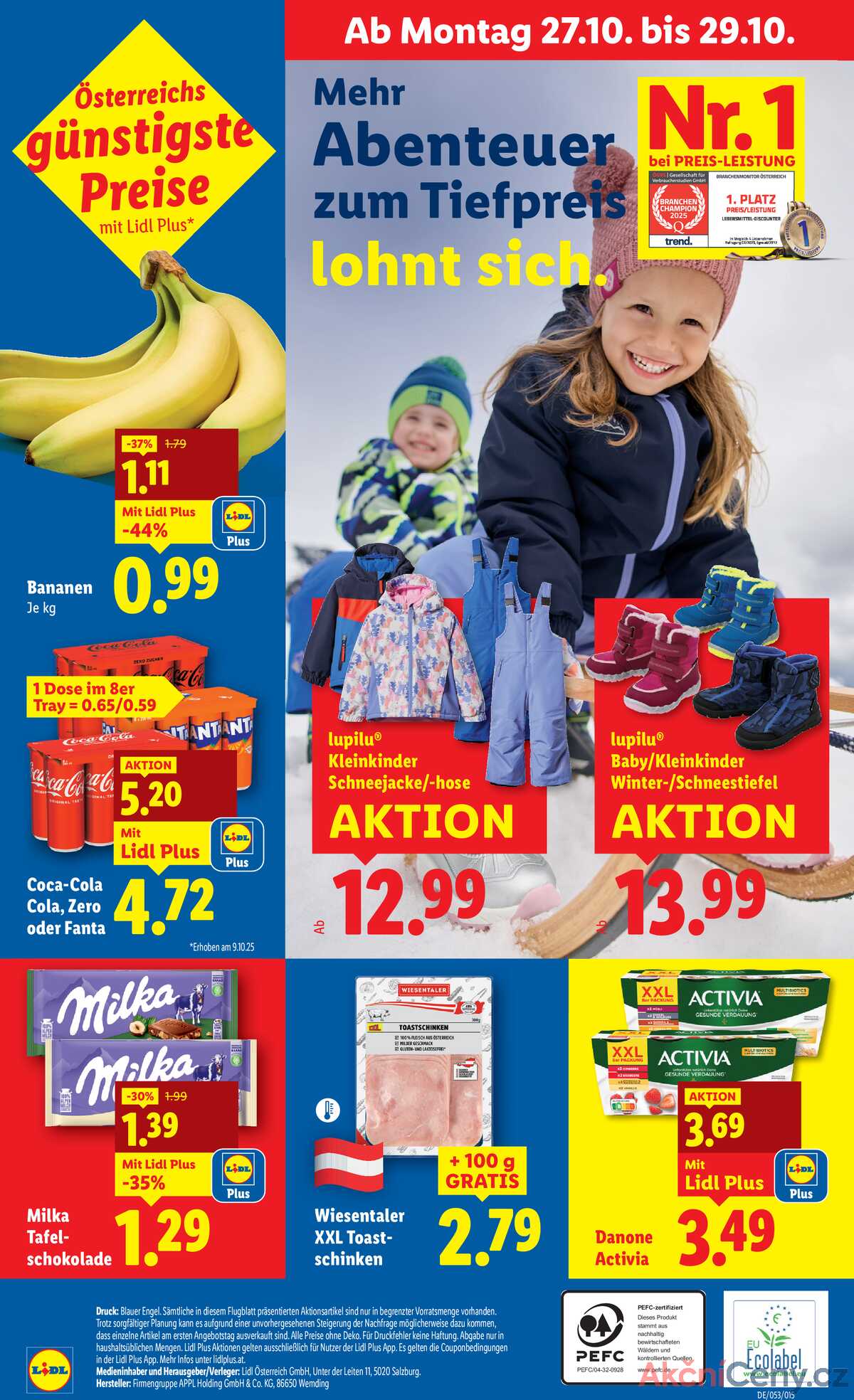Leták Lidl Rakousko 23.10.-29.10.2025 strana 46