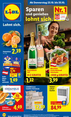 Leták Lidl Rakousko 23.10.-29.10.2025