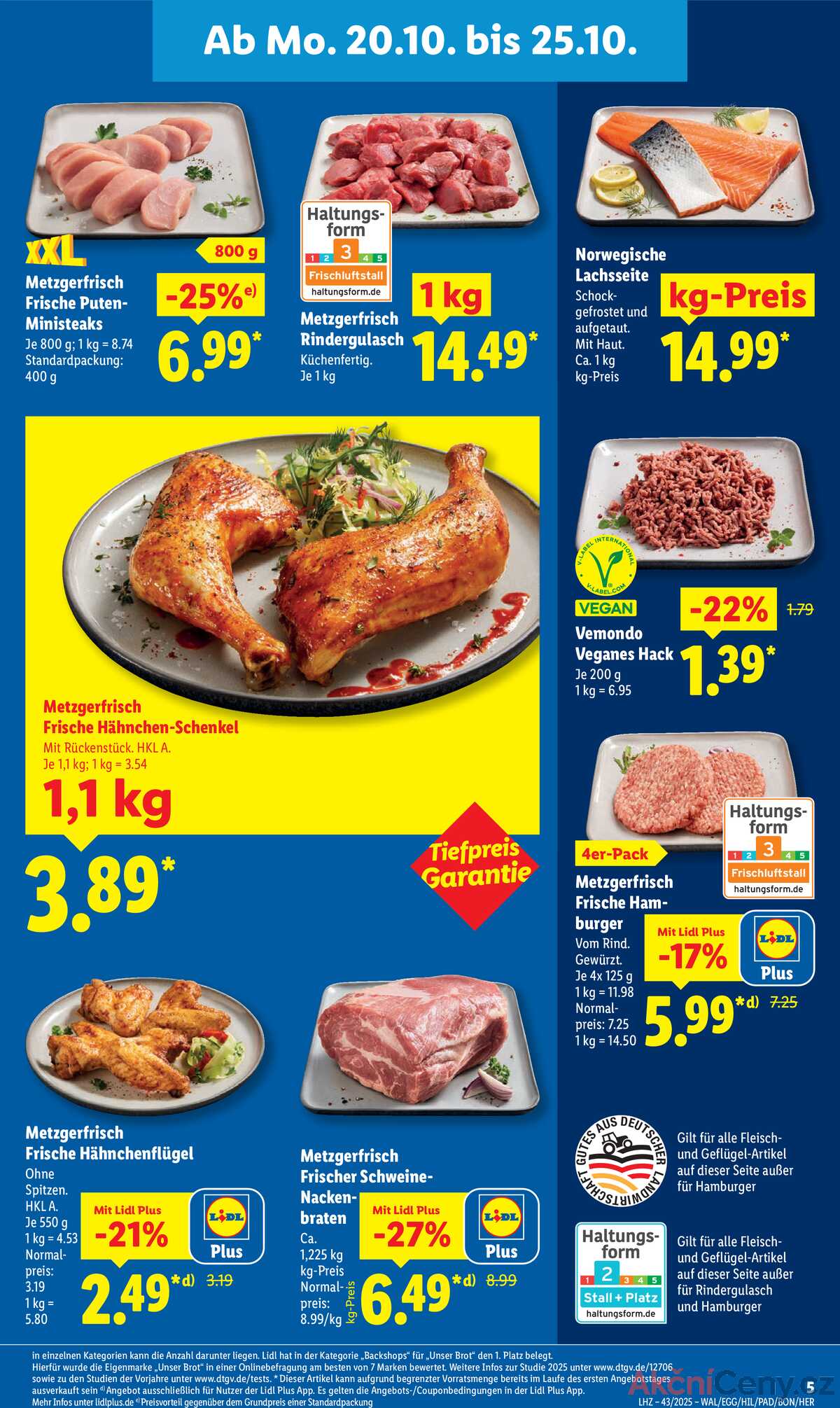 Leták Lidl Německo 20.10.-25.10.2025 strana 9