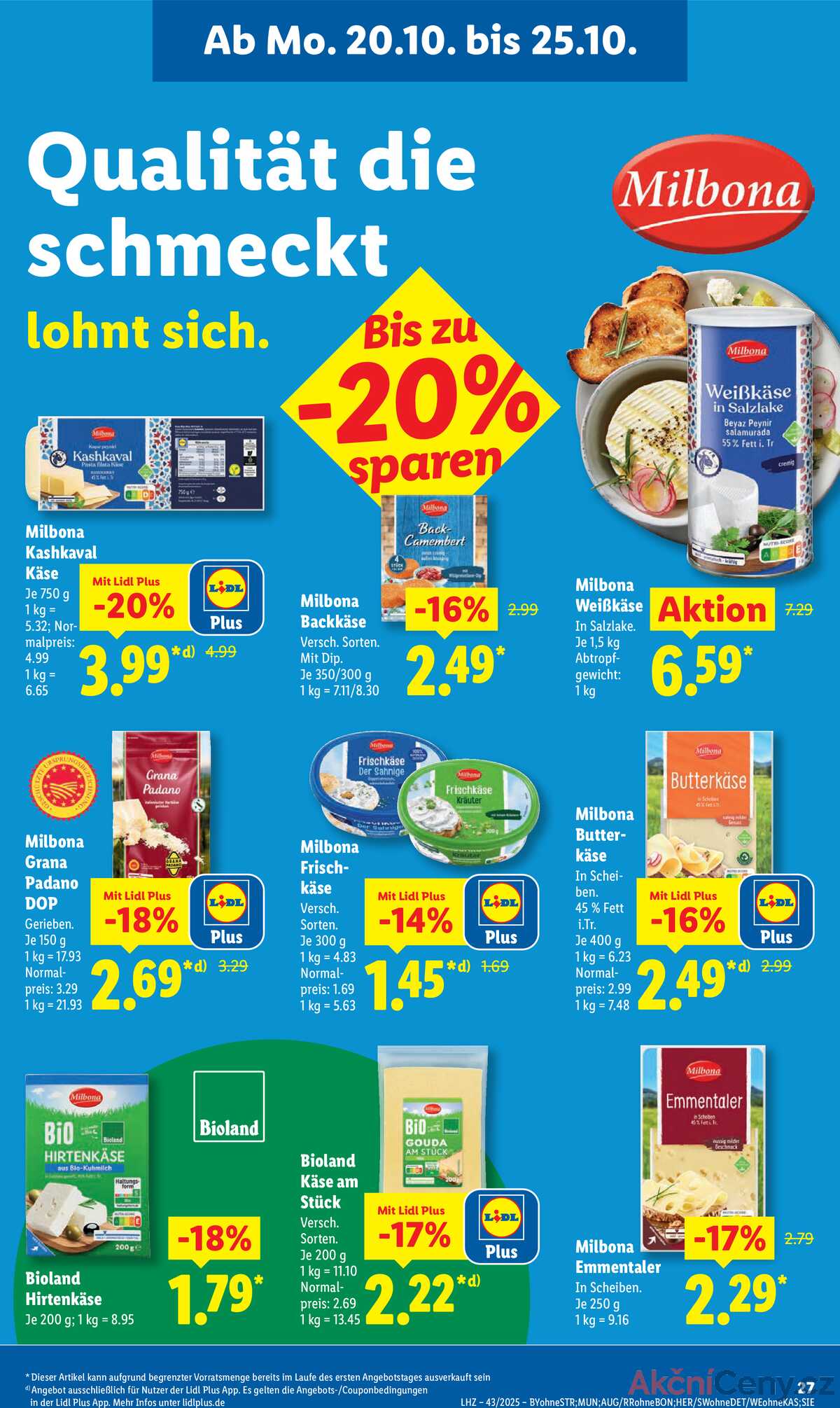 Leták Lidl Německo 20.10.-25.10.2025 strana 11