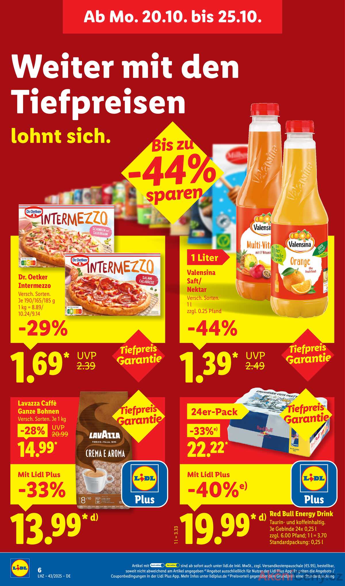 Leták Lidl Německo 20.10.-25.10.2025 strana 14