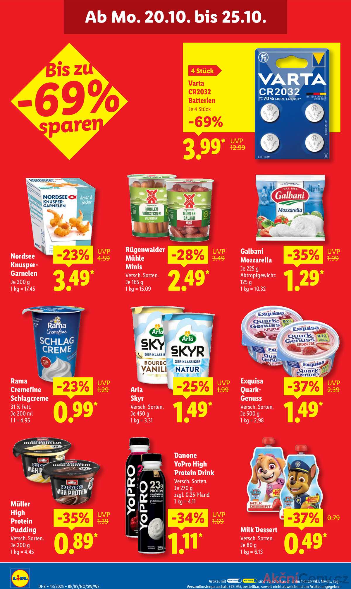 Leták Lidl Německo 20.10.-25.10.2025 strana 16