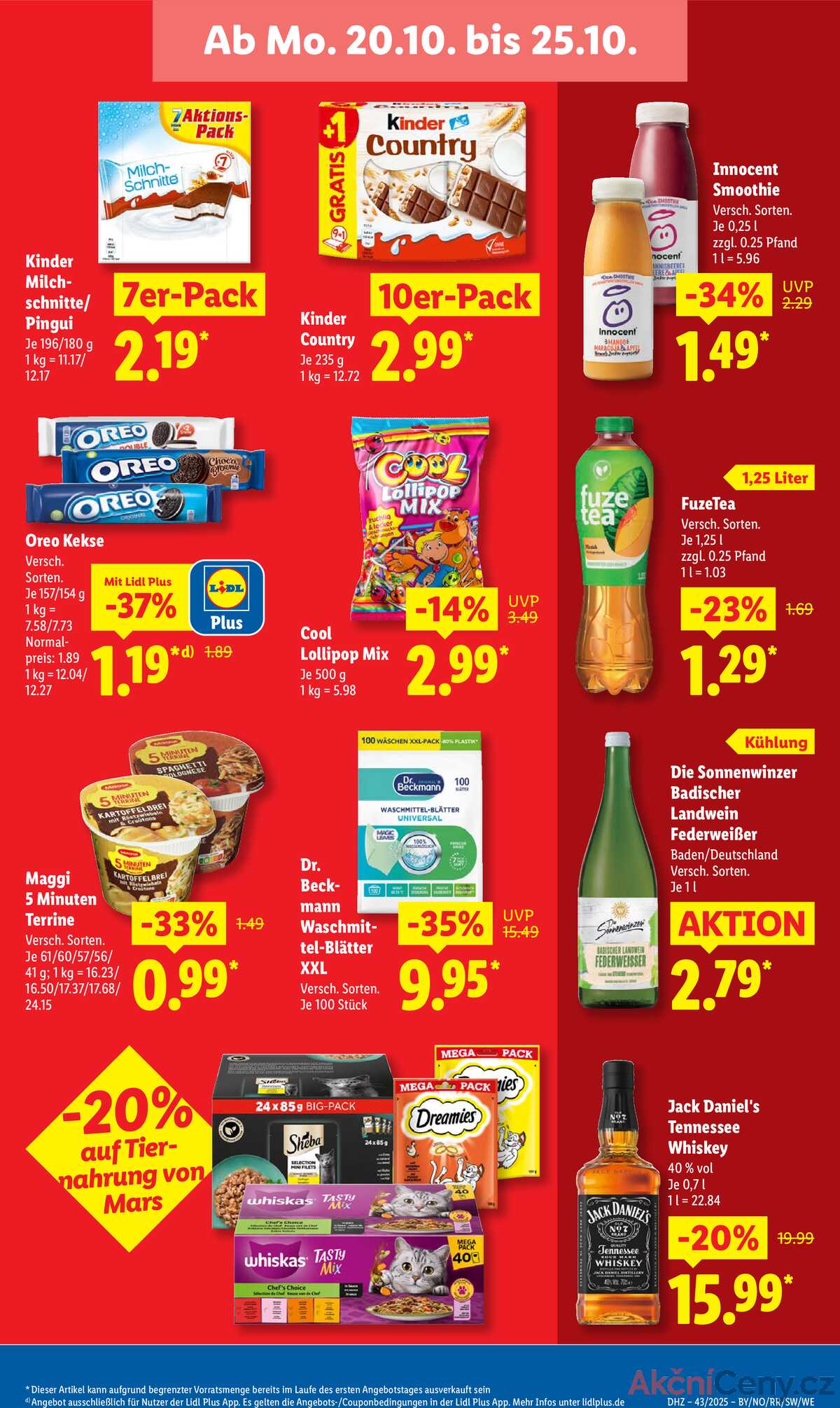 Leták Lidl Německo 20.10.-25.10.2025 strana 17