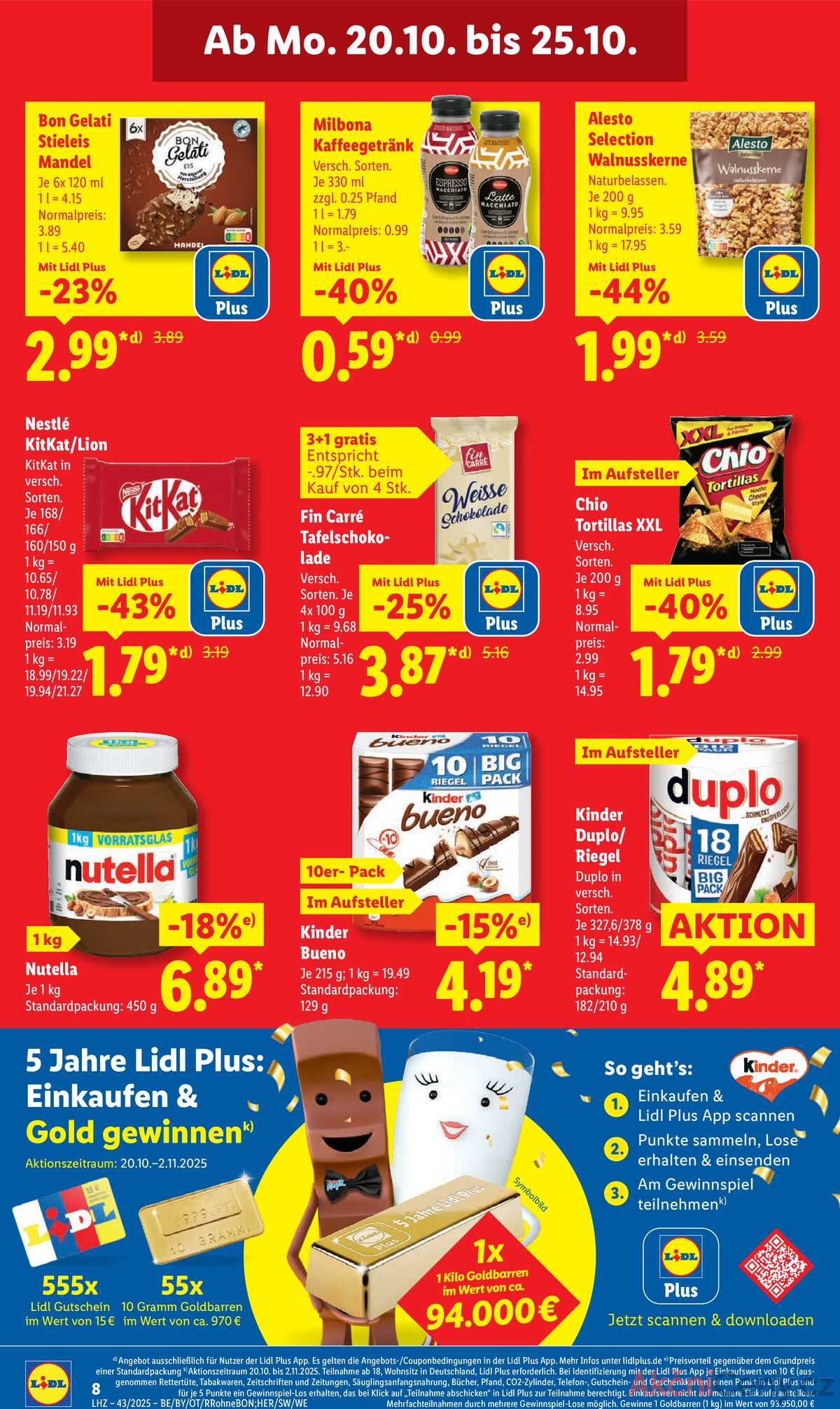 Leták Lidl Německo 20.10.-25.10.2025 strana 18