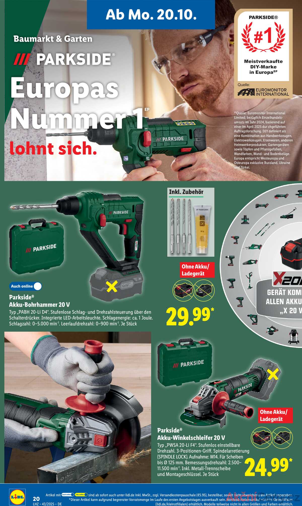 Leták Lidl Německo 20.10.-25.10.2025 strana 34