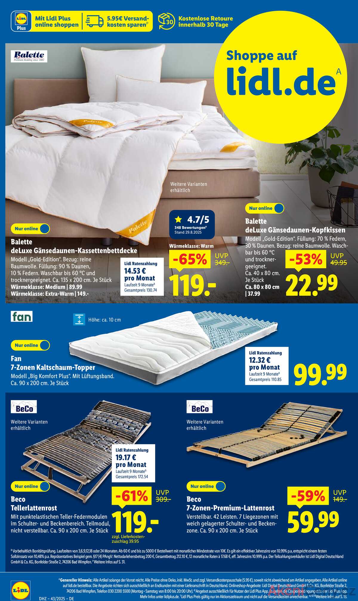 Leták Lidl Německo 20.10.-25.10.2025 strana 48